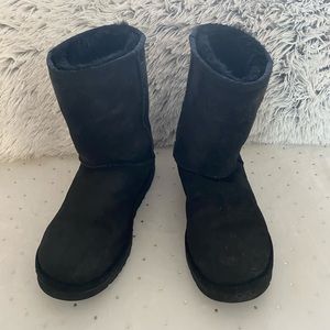 Black Ugg Classic Short Boots Black Size 8